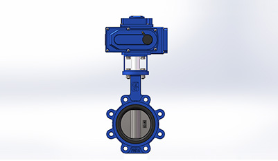 Electric Actuator Lug Butterfly Valve