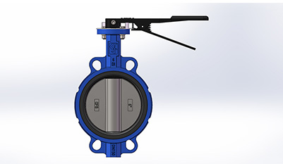 Handle Operated Wafer Universal Flange Butterfly Valve